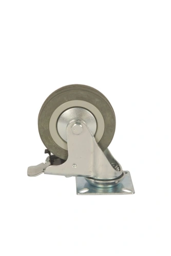 Колесо аппаратное поворотное SCgb 42 100 мм с тормозом (F) по ценам производителя в Челябинске с доставкой по всей России