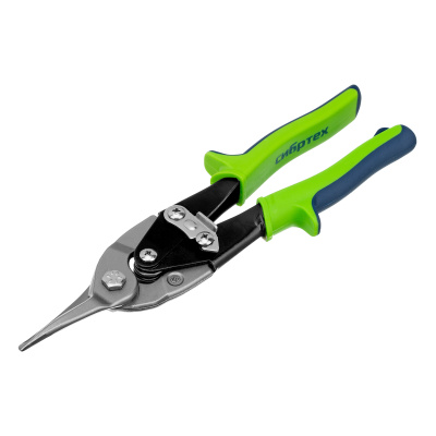 Ножницы по металлу, 250 мм, прямой рез, сталь С55, двухкомпонентные рукоятки СИБРТЕХ по ценам производителя в Челябинске с доставкой по всей России