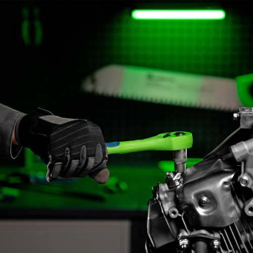 Ключ-трещотка 1/2", CrV, 72 зуба, с быстрым сбросом Сибртех по ценам производителя в Челябинске с доставкой по всей России