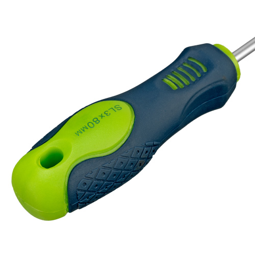 Отвертка, SL3 х 80 мм, CrV, двухкомпонентная рукоятка Сибртех по ценам производителя в Челябинске с доставкой по всей России