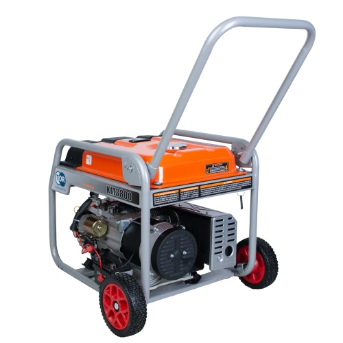 Генератор бензиновый 2,5 кВт 220В 16 л с электростартером и колесами TOR KM3800H по ценам производителя в Челябинске с доставкой по всей России