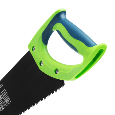 Ножовка по дереву "Зубец", 450 мм, 7-8 TPI, каленый зуб 2D, защитное покрытие, двухкомпонентная рукоятка Сибртех по ценам производителя в Челябинске с доставкой по всей России