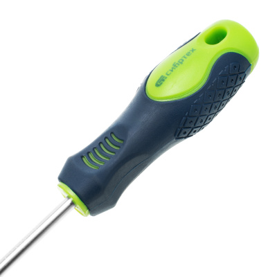 Отвертка, SL5 х 75 мм, CrV, двухкомпонентная рукоятка Сибртех по ценам производителя в Челябинске с доставкой по всей России