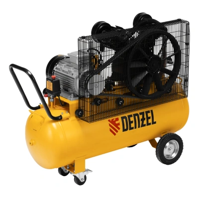 Компрессор воздушный рем. привод BCV 4000-T/100, 4,0 кВт, 100 литров, 690 л/мин Denzel по ценам производителя в Челябинске с доставкой по всей России