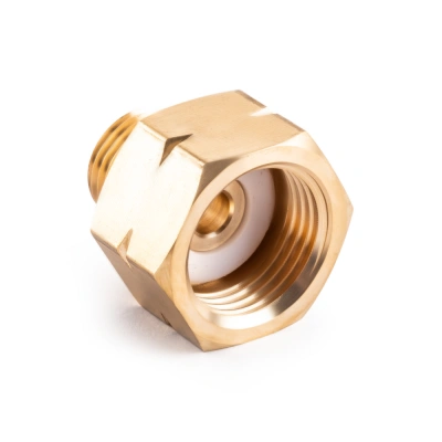 Переходник для больших  газовых баллонов W21,8LH-M16*1.5 "папа" (в блистере) по ценам производителя в Челябинске с доставкой по всей России