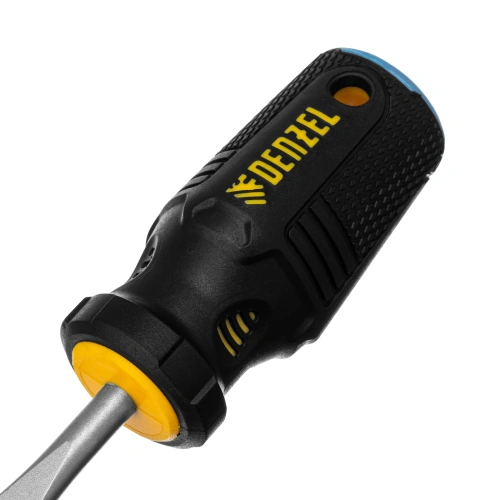 Отвертка, SL6x38 мм, S2, 3к рукоятка Denzel по ценам производителя в Челябинске с доставкой по всей России