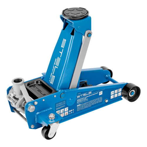 Домкрат гидравлический подкатной, 3 т, 120-450 мм, быстрый подъем, проф. Stels по ценам производителя в Челябинске с доставкой по всей России