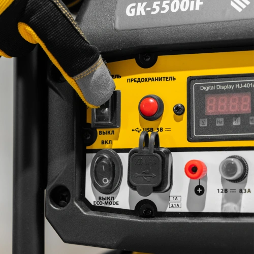 Генератор инверторный GK-5500iF, 5,5 кВт, 230 В, ручной старт DENZEL по ценам производителя в Челябинске с доставкой по всей России