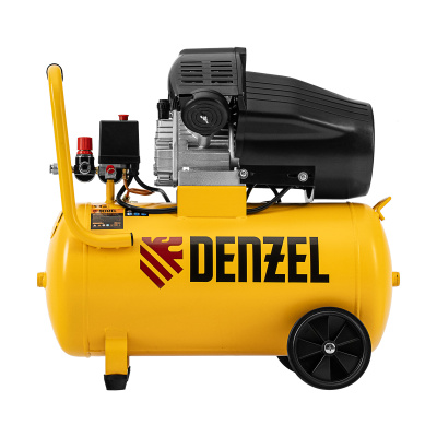Компрессор воздушный прям. привод DCV1800/50, 1,8 кВт, 50 литров, 320 л/мин Denzel по ценам производителя в Челябинске с доставкой по всей России
