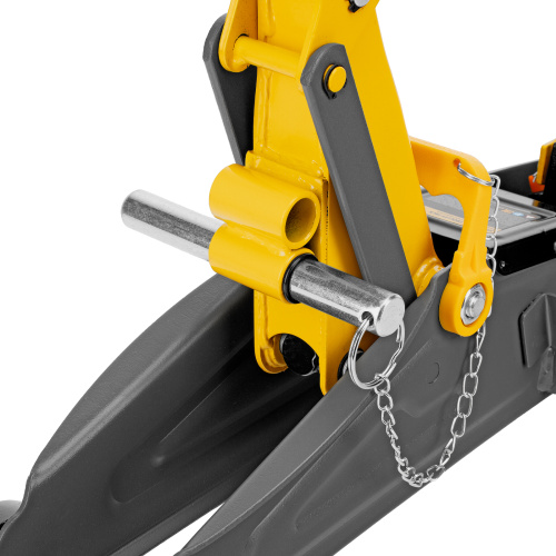 Домкрат гидравлический подкатной с фиксатором, 2 т, 130-330 мм, в кейсе Denzel по ценам производителя в Челябинске с доставкой по всей России