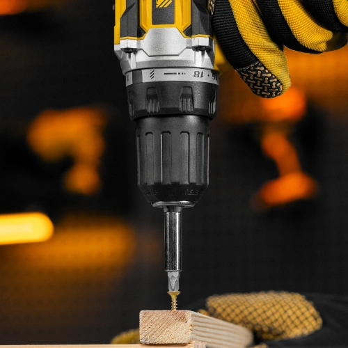 Дрель-шуруповерт аккумуляторная, бесщет. BLDL-18-0 Li-Ion, 18 В Denzel по ценам производителя в Челябинске с доставкой по всей России