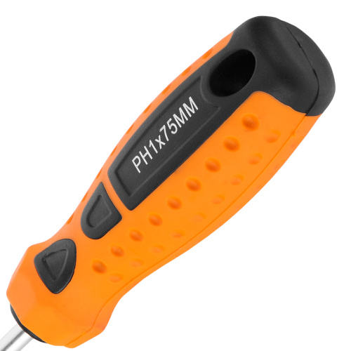 Отвертка "Point", PH1 х 75 мм, CS, двухкомпонентная рукоятка Sparta по ценам производителя в Челябинске с доставкой по всей России