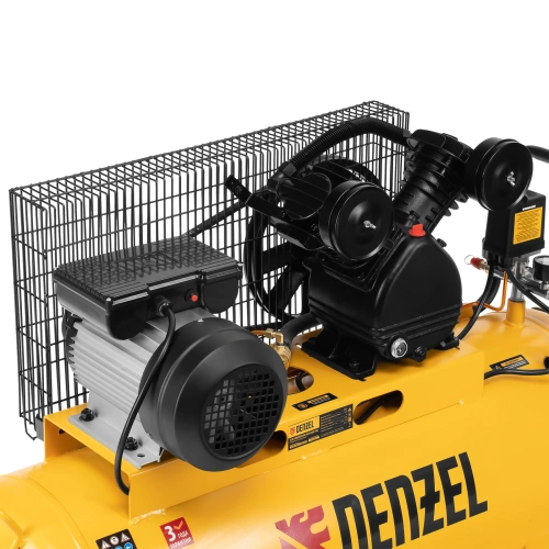 Компрессор воздушный BCV2200/100, ременный привод, 2.2 кВт, 100 литров, 370 л/мин Denzel по ценам производителя в Челябинске с доставкой по всей России