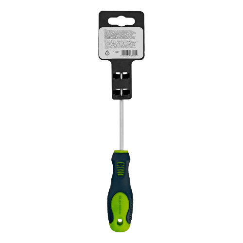 Отвертка, SL3 х 100 мм, CrV, двухкомпонентная рукоятка Сибртех по ценам производителя в Челябинске с доставкой по всей России