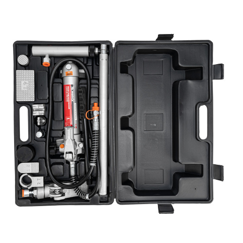 Растяжка гидравлическая, 4 т, набор из 17 предметов, 7 сменных насадок, в пластиковом кейсе Matrix по ценам производителя в Челябинске с доставкой по всей России