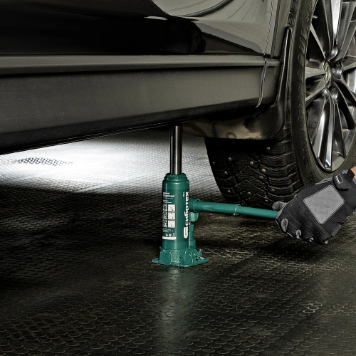 Домкрат гидравлический бутылочный, 3 т, 180-320 мм, в пласт. кейсе Сибртех по ценам производителя в Челябинске с доставкой по всей России