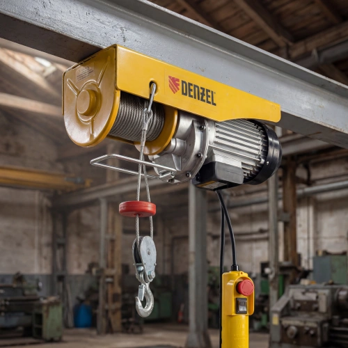 Тельфер электрический TF-1000,1 т, 1600 Вт, высота 12 м, 8 м/мин Denzel по ценам производителя в Челябинске с доставкой по всей России