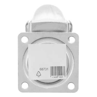 Колесо ПУ прозрачное поворотное d-35 мм, крепление платформенное Сибртех по ценам производителя в Челябинске с доставкой по всей России