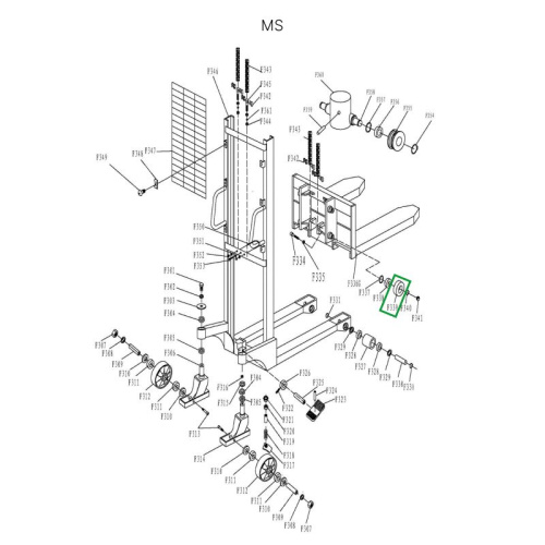 Ролик каретки для MS1516 по ценам производителя в Челябинске с доставкой по всей России
