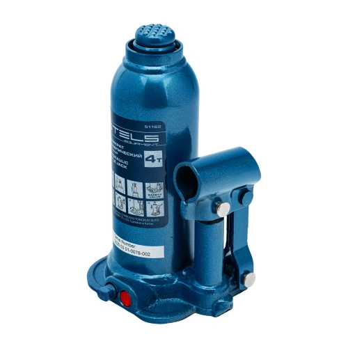 Домкрат гидравлический бутылочный, 4 т, h подъема 188-363 мм Stels по ценам производителя в Челябинске с доставкой по всей России