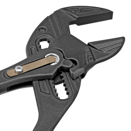 Клещи переставные, кнопочный механизм, обливные рукоятки, сантехнические, 250 мм Denzel по ценам производителя в Челябинске с доставкой по всей России