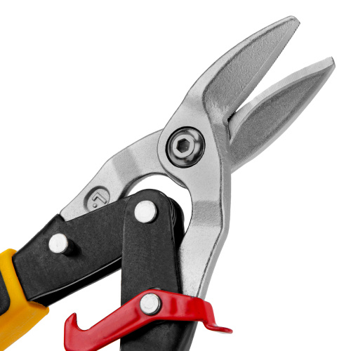 Ножницы по металлу, 270 мм, прямой и левый рез, сталь-СrMo, трехкомпонентные рукоятки Denzel по ценам производителя в Челябинске с доставкой по всей России