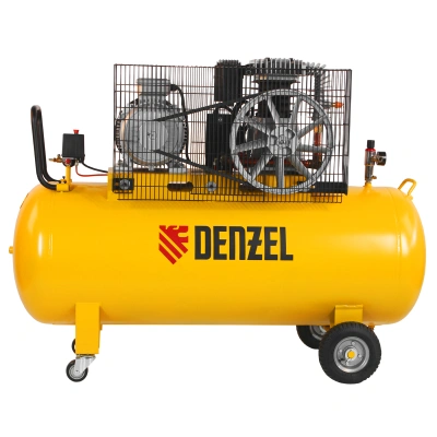 Компрессор воздушный, ременный привод BCI5500-T/270, 5.5 кВт, 270 литров, 850 л/мин Denzel по ценам производителя в Челябинске с доставкой по всей России