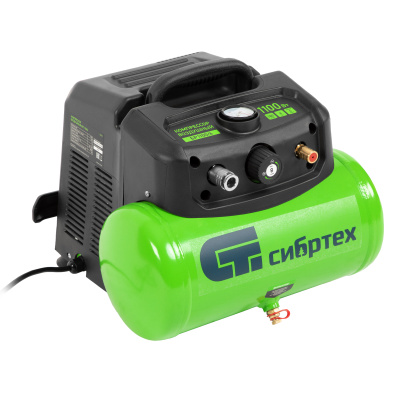 Компрессор воздушный безмаслянный BL 1100/6 1100Вт, ресивер 6 литров, 180 л/мин Сибртех по ценам производителя в Челябинске с доставкой по всей России