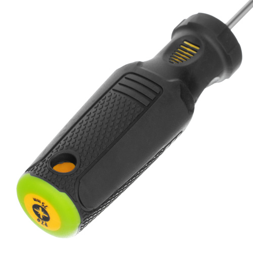 Отвертка PZ0x75 мм, CrV, трехкомпонентная рукоятка Denzel по ценам производителя в Челябинске с доставкой по всей России