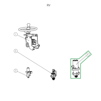 Двигатель рулевого управления в сборе для ричтрака RV (48V/0,6 кВт/АС) по ценам производителя в Челябинске с доставкой по всей России