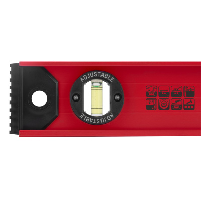 Уровень алюминиевый "Рельс", 400 мм, 3 глазка, усиленный Matrix по ценам производителя в Челябинске с доставкой по всей России