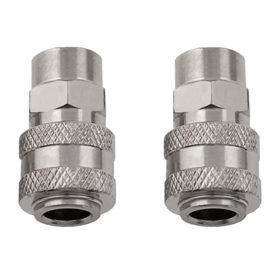 Муфта универсальная быстросъемная ("мама") 3/8, внутренняя резьба, 2 шт, Stels по ценам производителя в Челябинске с доставкой по всей России