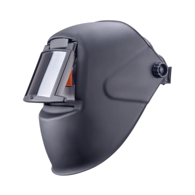 Маска сварщика ГЛАДИАТОР "черная" С5  (пр-во FoxWeld) с откидным стеклом по ценам производителя в Челябинске с доставкой по всей России