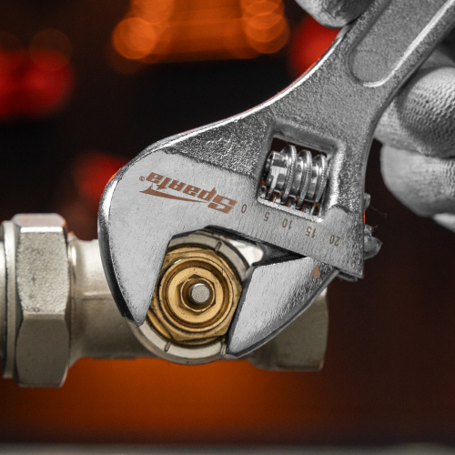 Ключ разводной, 200 мм, хромированный Sparta по ценам производителя в Челябинске с доставкой по всей России