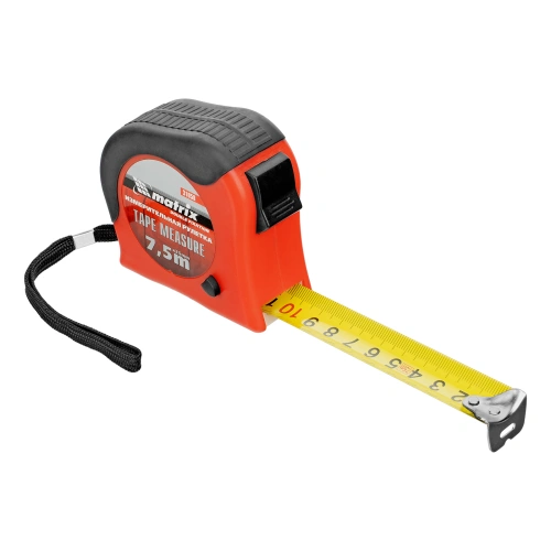 Рулетка Double fixation,7,5 м х 25 мм,обрезиненный корпус,двойная плавная фиксация Matrix по ценам производителя в Челябинске с доставкой по всей России