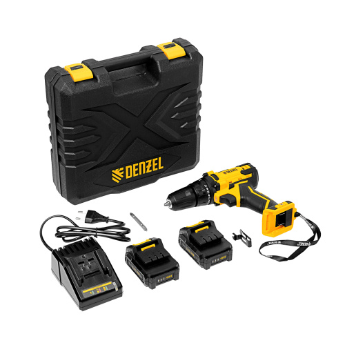 Дрель-шуруповерт аккумуляторная CDL-12-02BM, Li-Ion, 12 В, 2 акк. Denzel по ценам производителя в Челябинске с доставкой по всей России