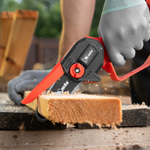 Цепная мини-пила аккумуляторная, MCS-100, шина 100 мм, Li-Ion, 20 В MTX по ценам производителя в Челябинске с доставкой по всей России