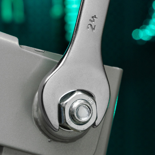 Ключ комбинированный, 24 мм, CrV, матовый хром Stels по ценам производителя в Челябинске с доставкой по всей России