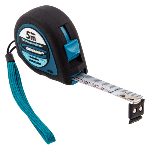 Рулетка "Ergonomisch",5 м x 19 мм,магнитный обрезиненный зацеп Gross по ценам производителя в Челябинске с доставкой по всей России