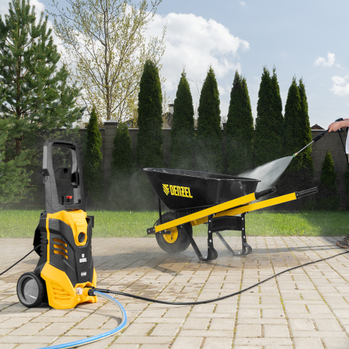 Моечная машина высокого давления R-165, 2200 Вт, 165 бар, 7 л/мин, колесная Denzel по ценам производителя в Челябинске с доставкой по всей России