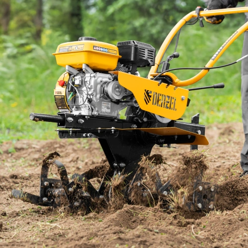 Мотоблок DPT-370S, 7 л.с., ремен.сцеп, фрез 3х4, ШОМ, передачи 3В/1Н Denzel по ценам производителя в Челябинске с доставкой по всей России