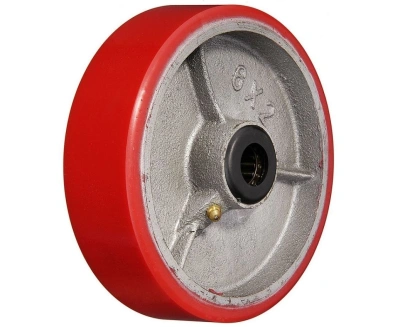 Колесо большегрузное P 54 125 мм полиуретановое на ось (F) по ценам производителя в Челябинске с доставкой по всей России