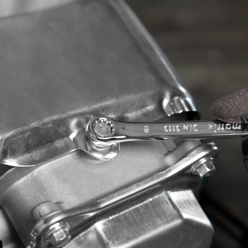 Набор ключей комбинированных, 6-22 мм, 12 шт, CrV, полированный хром Matrix по ценам производителя в Челябинске с доставкой по всей России