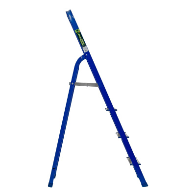 Стремянка, 4 ступени, стальной профиль, алюминиевые ступени Сибртех по ценам производителя в Челябинске с доставкой по всей России