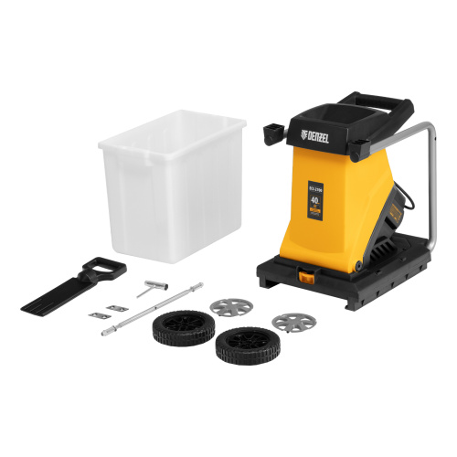 Измельчитель садовый электрический ECS-2700, 2700 Вт, 40 мм Denzel по ценам производителя в Челябинске с доставкой по всей России