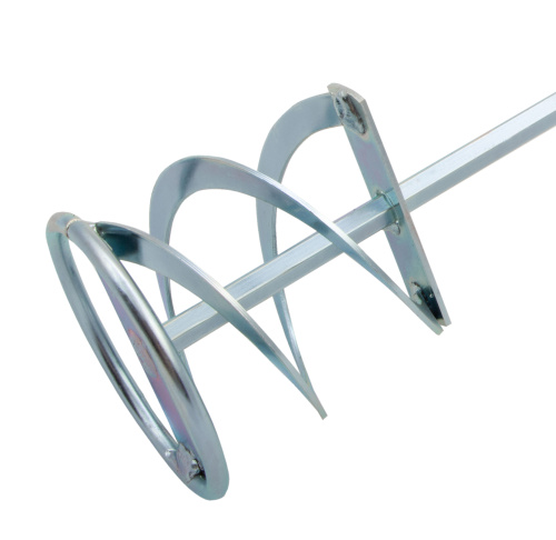 Миксер для красок и штукатурных смесей, 80 х 400 мм, оцинкованный, шестигранный хвостовик 8 мм Denzel по ценам производителя в Челябинске с доставкой по всей России