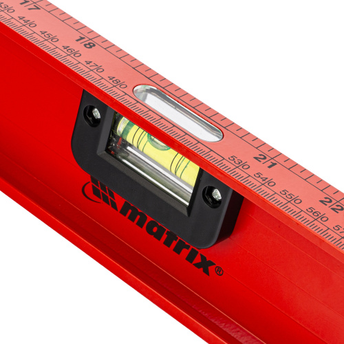 Уровень алюминиевый "Рельс", 1000 мм, 3 глазка, усиленный Matrix по ценам производителя в Челябинске с доставкой по всей России