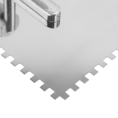 Гладилка из нержавеющей стали, 280 х 130 мм, деревянная ручка, зуб 6 х 6 мм Matrix по ценам производителя в Челябинске с доставкой по всей России