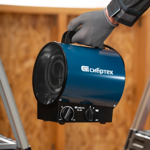 Тепловая пушка ТВ-2М (тепловентилятор), 230 В, 2 режима: вентилятор / 2000 Вт Сибртех по ценам производителя в Челябинске с доставкой по всей России
