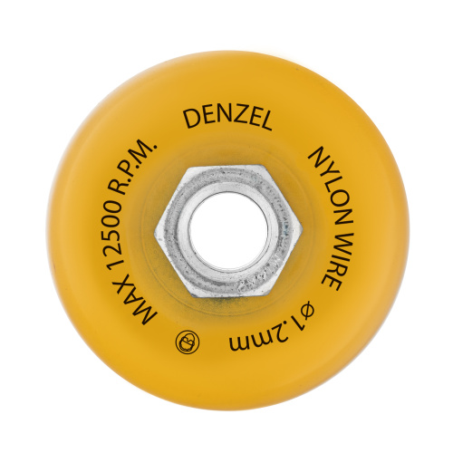 Щетка для УШМ, 75 мм, Чашка, нейлоновая щетина, М14 Denzel по ценам производителя в Челябинске с доставкой по всей России